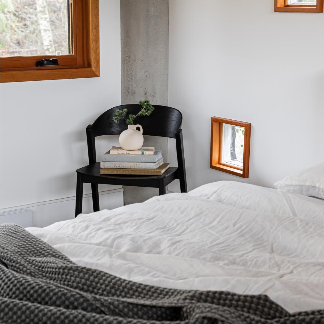 Astrid Stackable Chair - Black