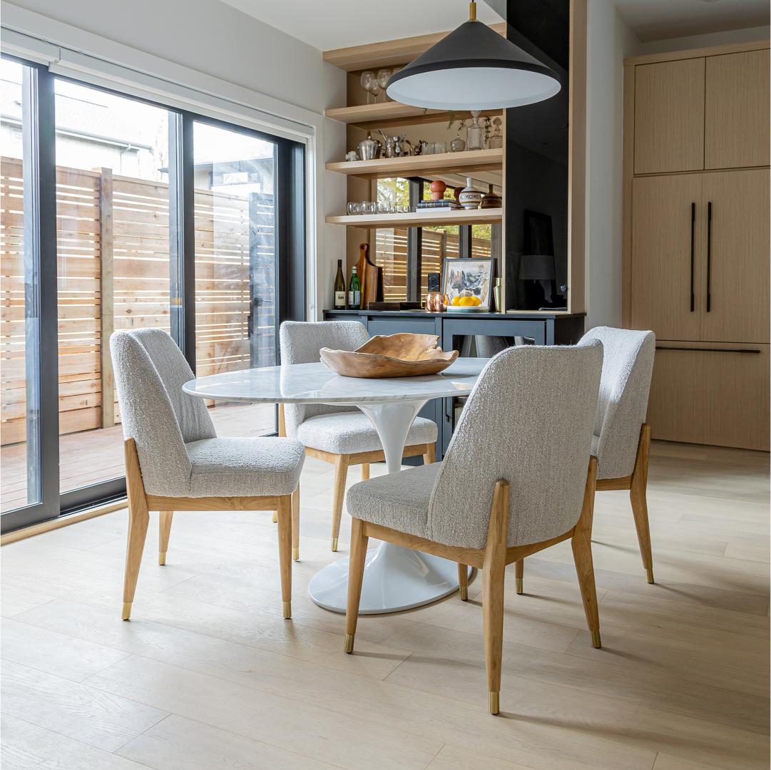Fawcett Dining Chair - Taupe Boucle