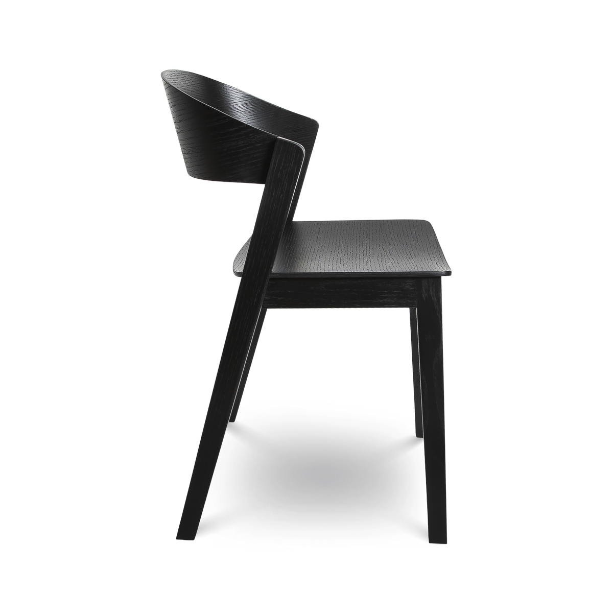 Astrid Stackable Chair - Black