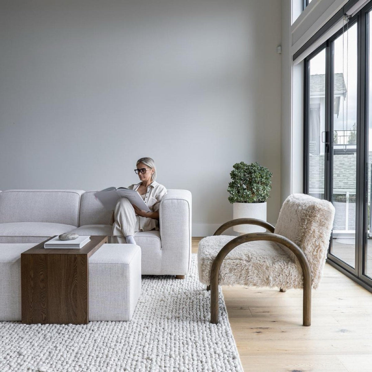 Faith  Sectional - Cream
