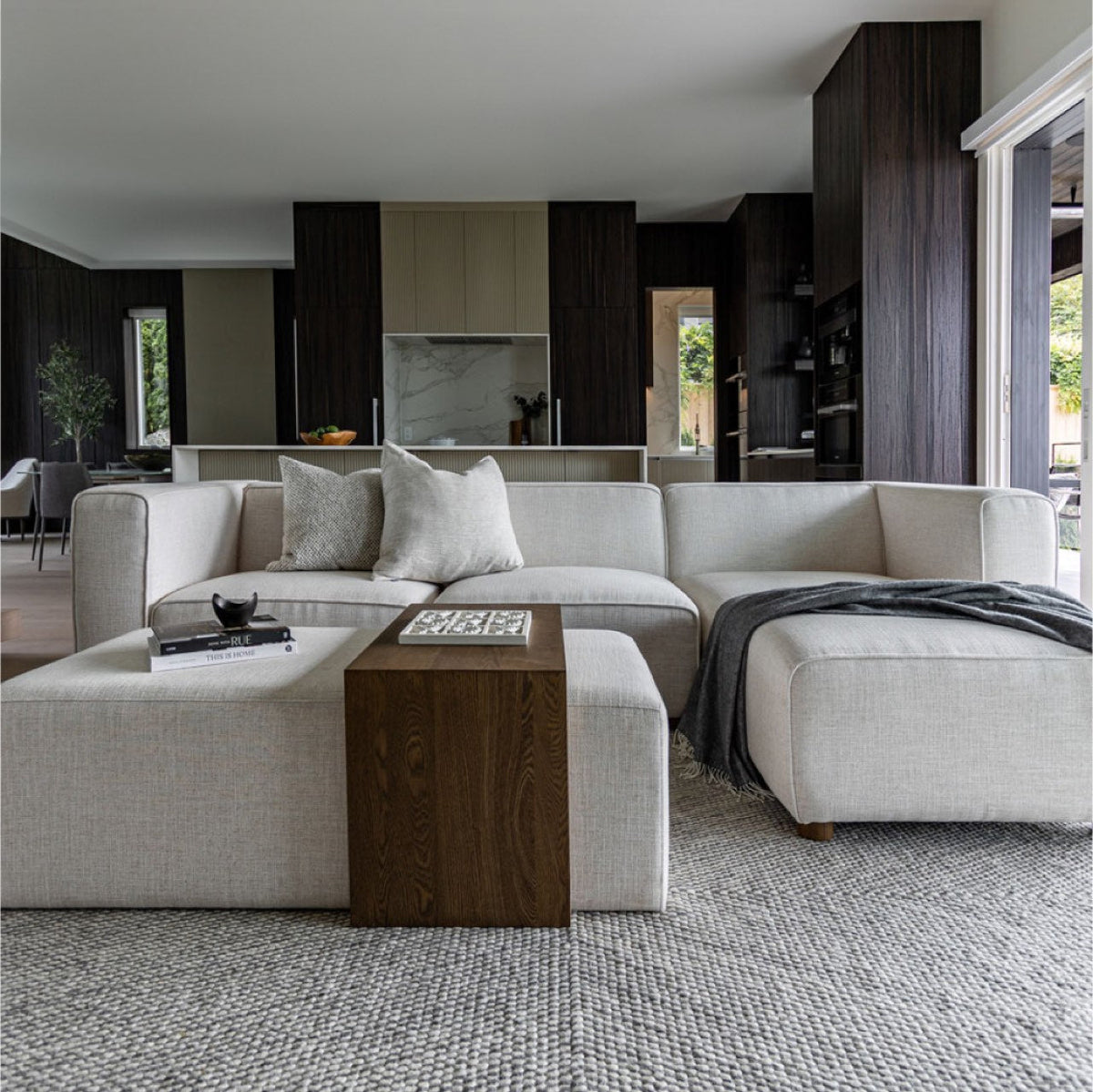 Faith  Sectional - Cream