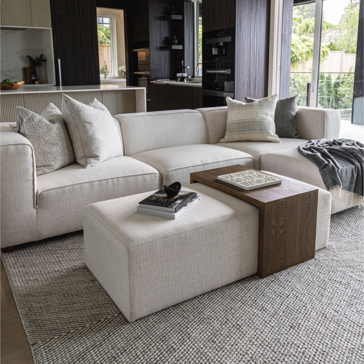 Faith  Sectional - Cream