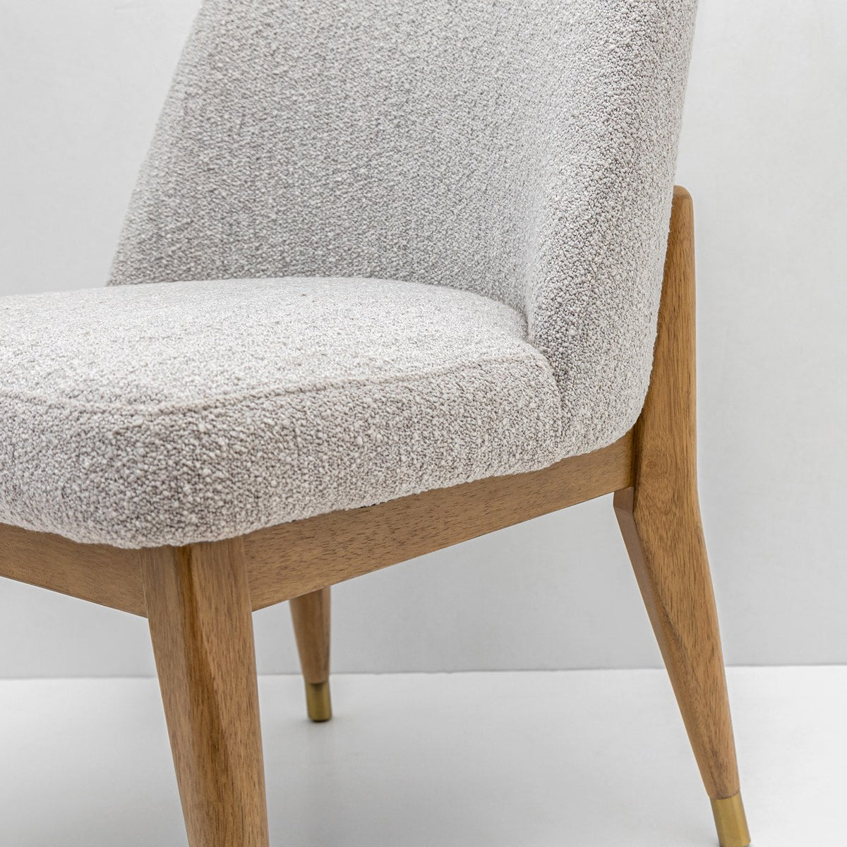 Fawcett Dining Chair - Taupe Boucle