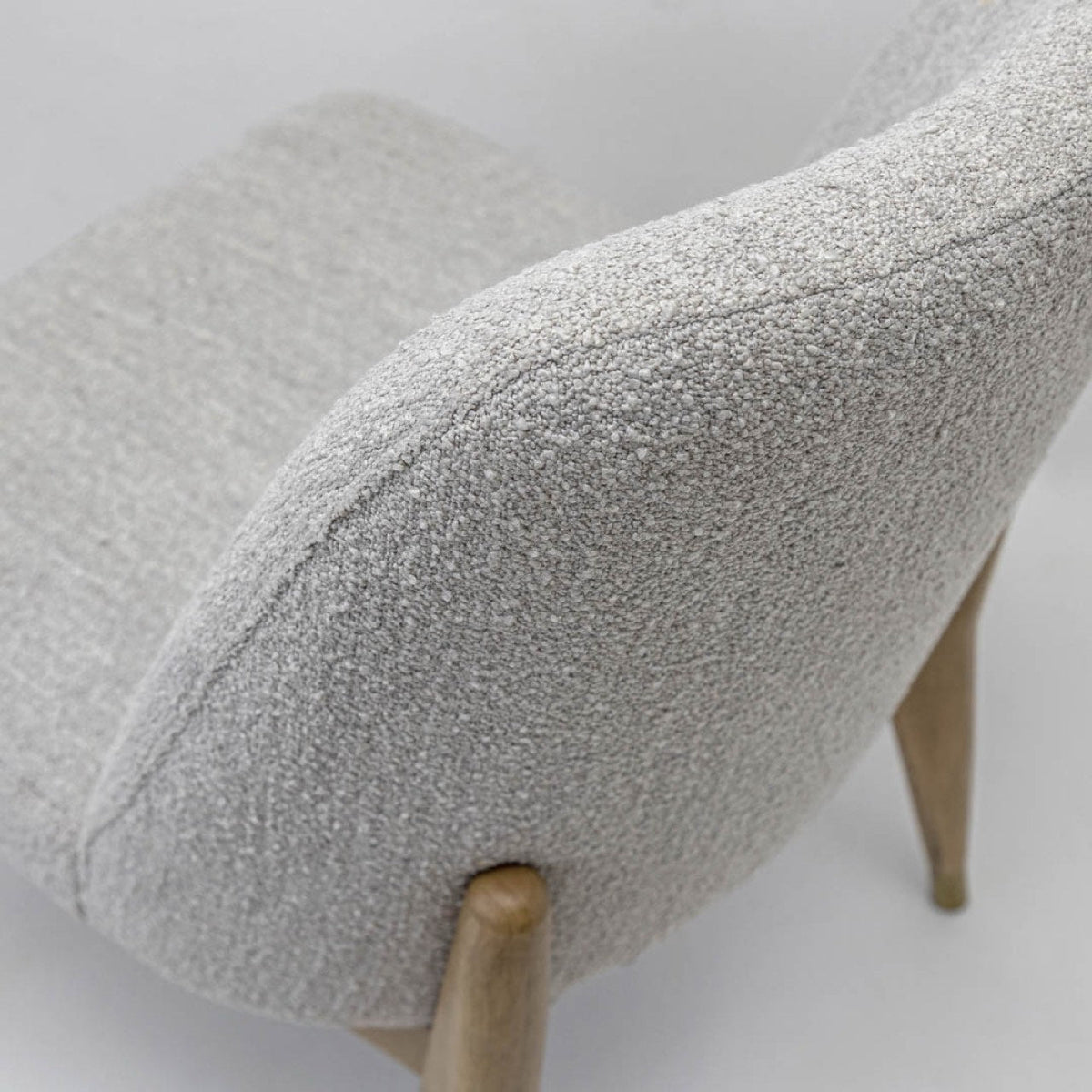 Fawcett Dining Chair - Taupe Boucle