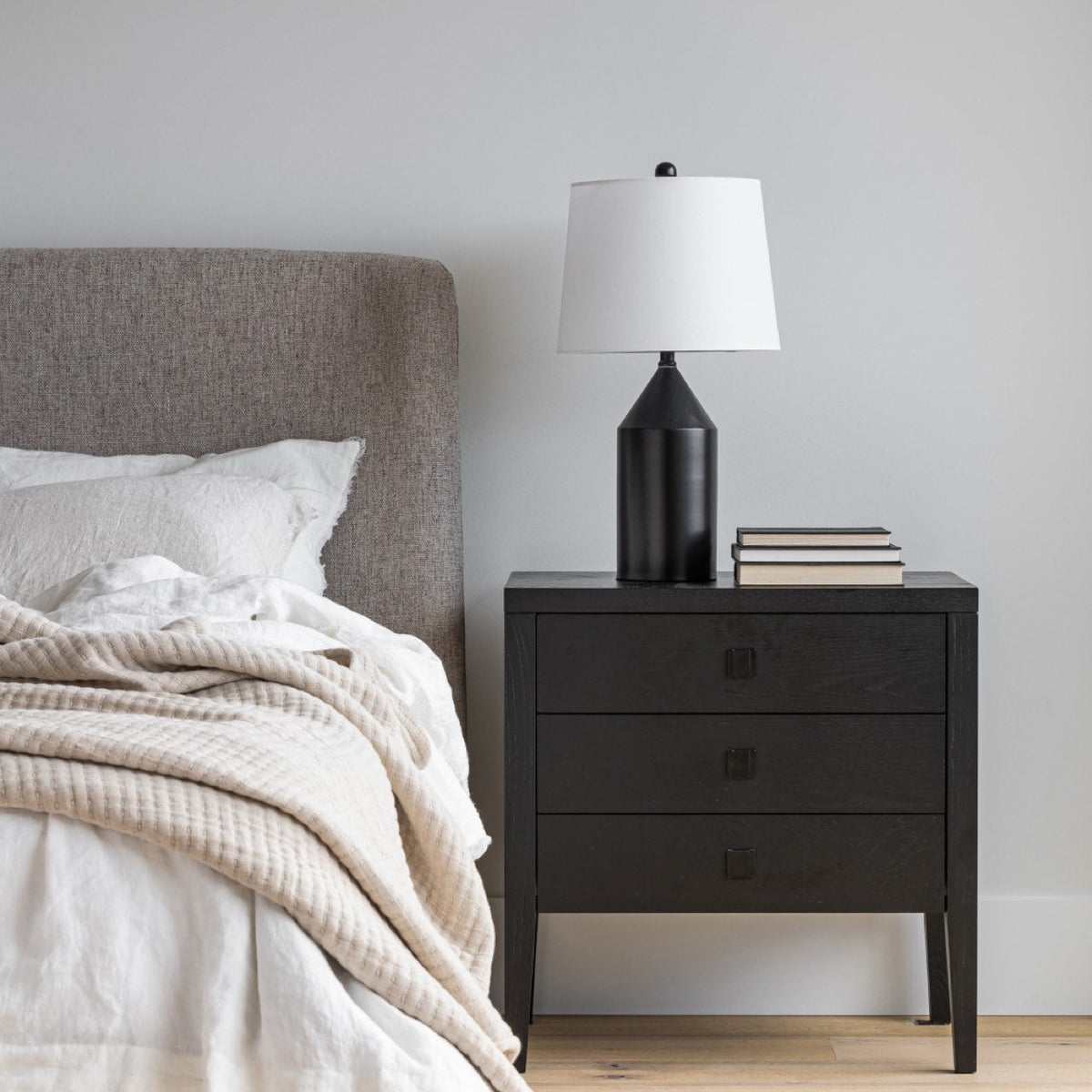 Faye King Bed Short - Perfect Taupe