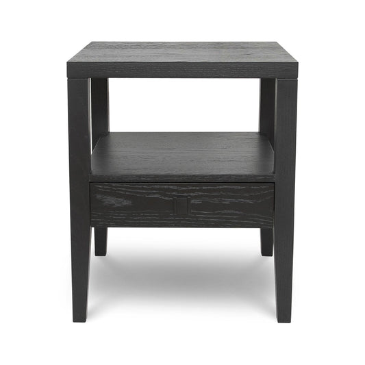 Hara 1 Drawer Accent Table - Black