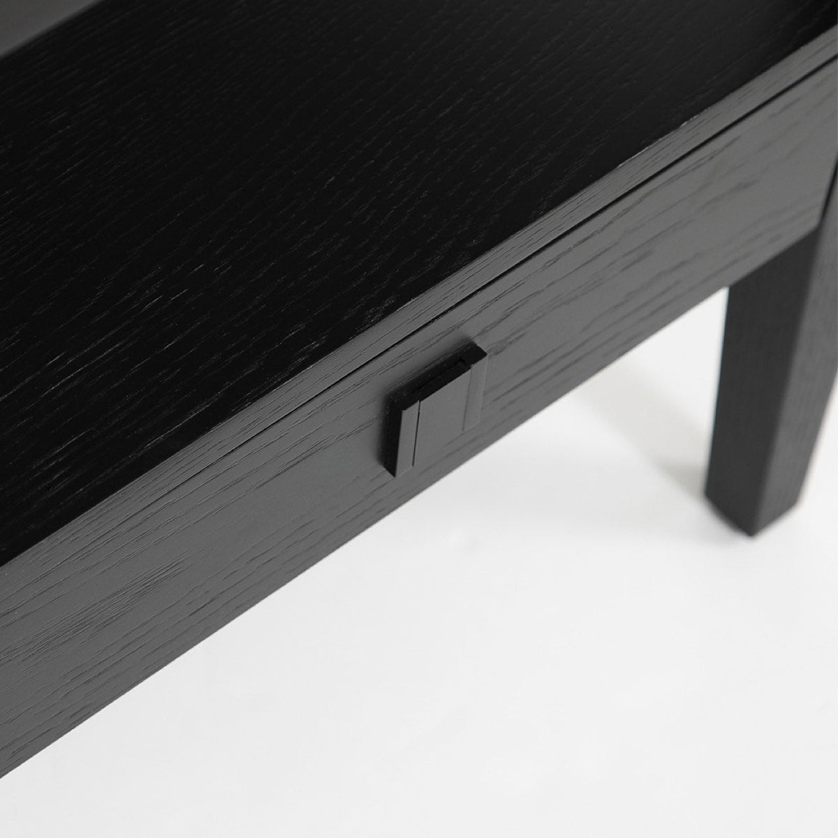Hara 1 Drawer Accent Table - Black