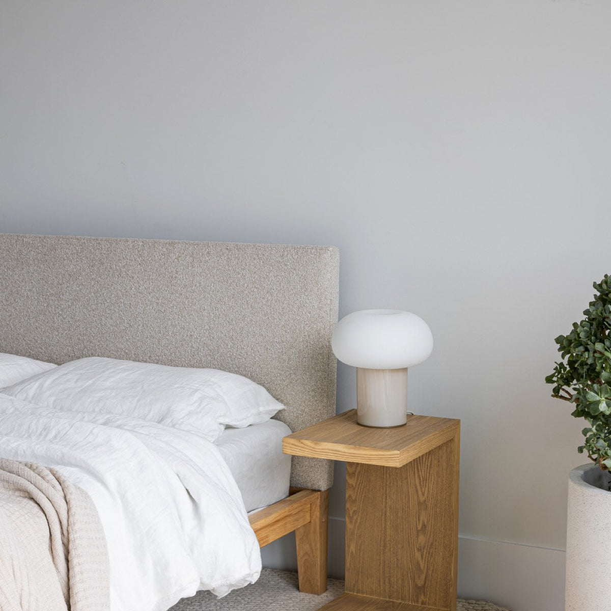Luna Tool-Free Queen Bed - Buff